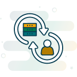 Real time data icon